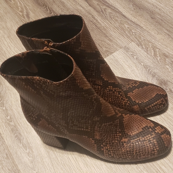 A New Day Snake Print Boots - Picture 2 of 8